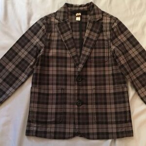 Tea Collection Plaid Blazer